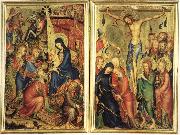 unknow artist The Adoration of the Magi and The Crucifixion USA oil painting reproduction
